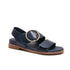 Annalise II Strappy Walking Sandal in Navy Leather