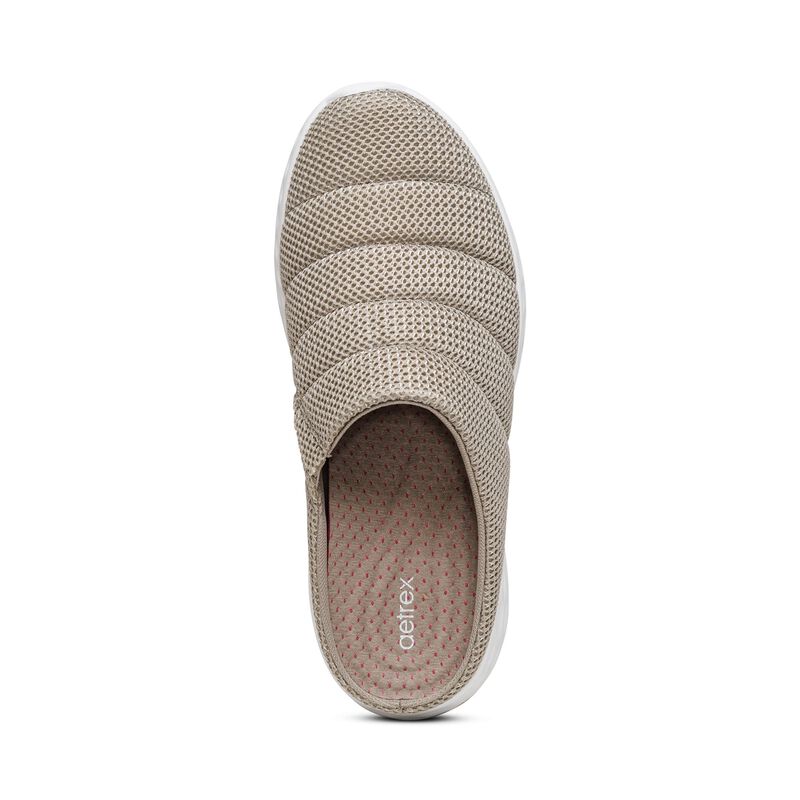 Harley Slip On Mule in Taupe