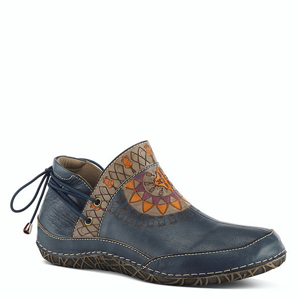 Windermere Bootlet Slip-on in Navy-Milti