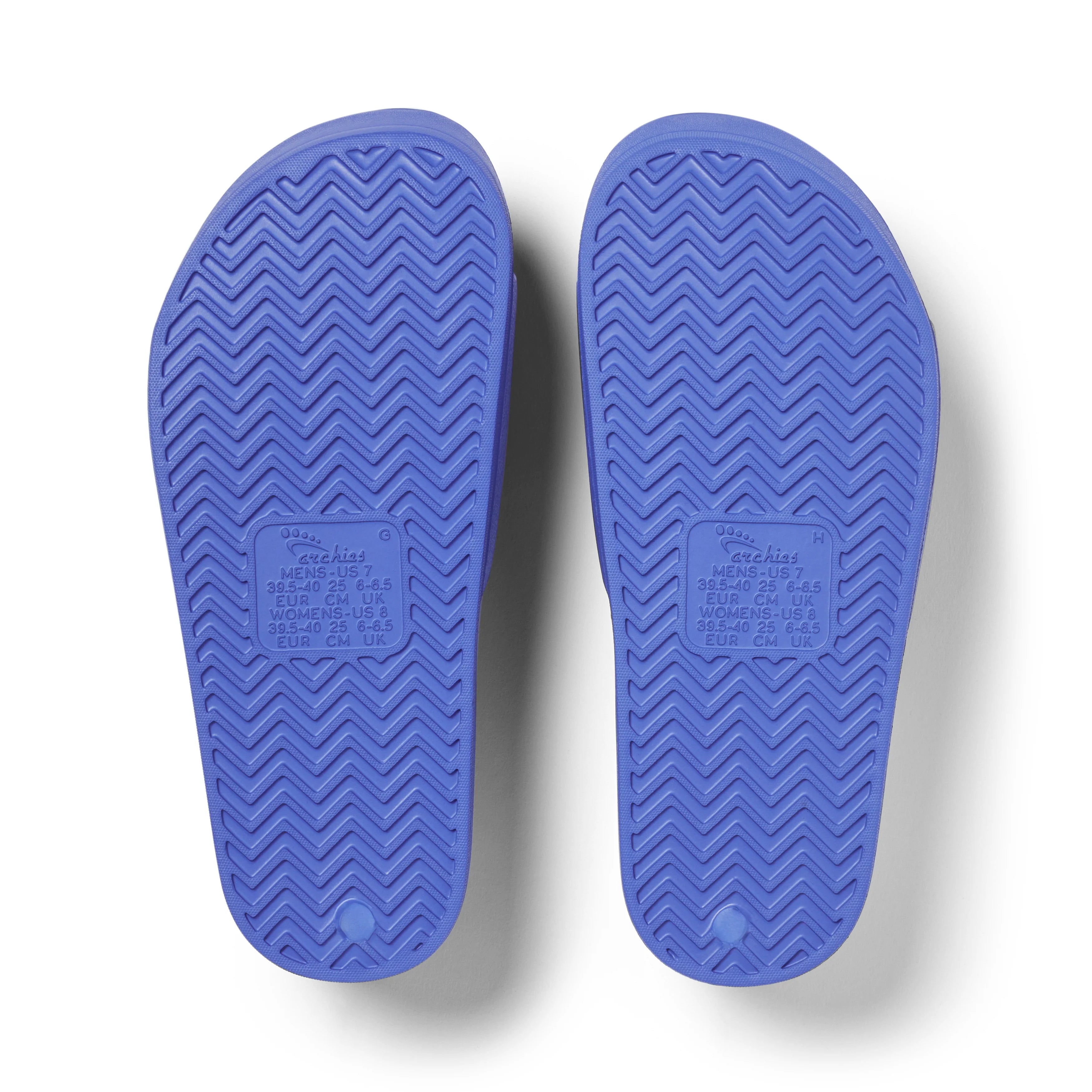 Archies Arch Support Slides in Capri Blue