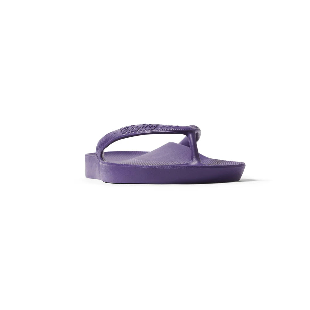 Archies Arch Support Flip Flops in Acai Purple