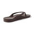 Archies Arch Support Flip Flops in Chocolate Brown