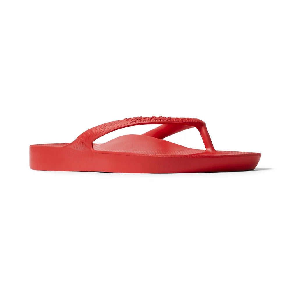 Archies Arch Support Flip Flops in Chili