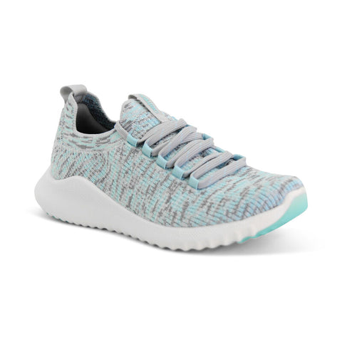 Carly Lace Up Sneaker in Blue Multi