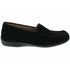 Alice Moc Toe Loafer in Black Suede