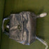 Antoinette Striped Real Suede Backpack in Navy/Silver