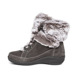 Fiona Suede Winter Boot in Charcoal