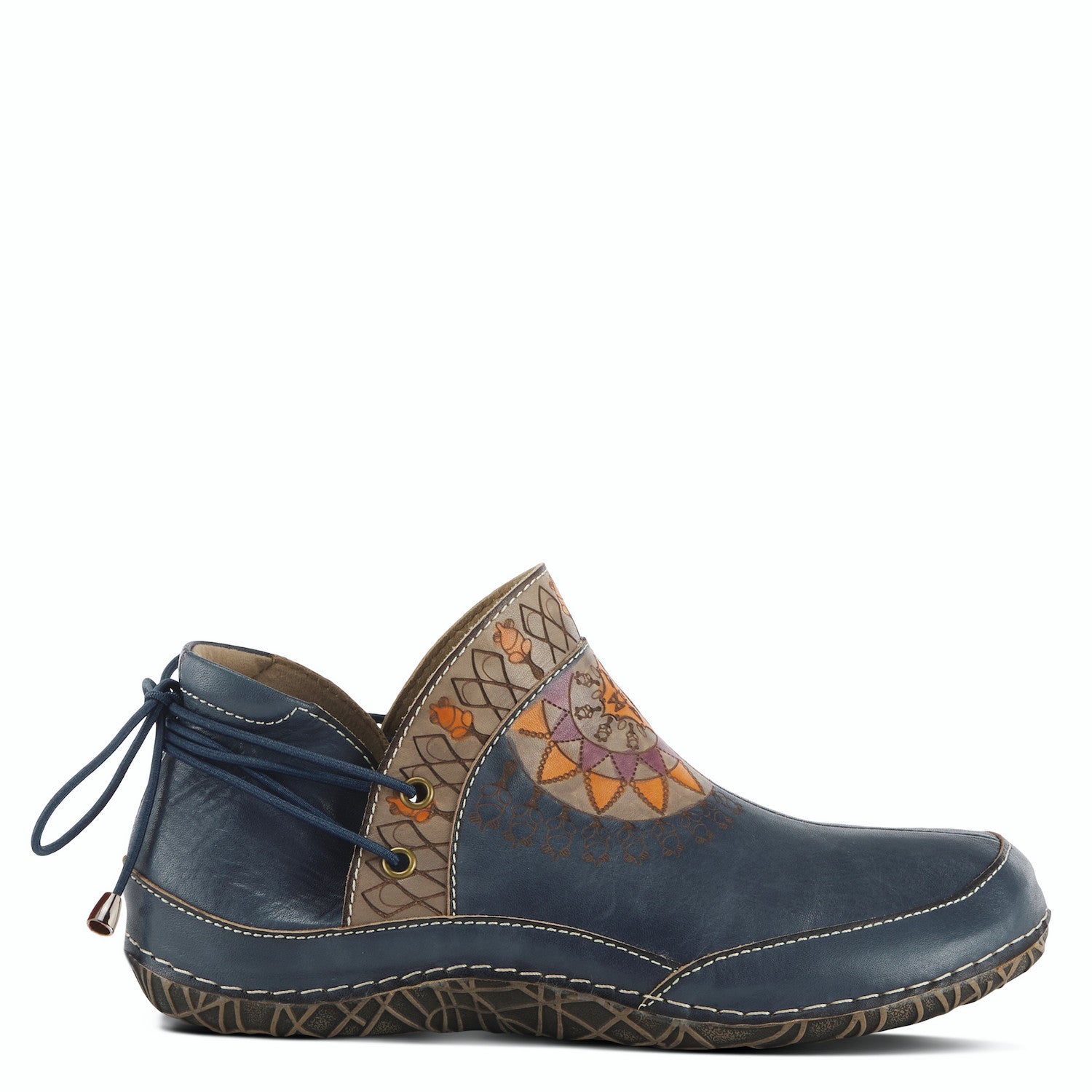 Windermere Bootlet Slip-on in Navy-Milti