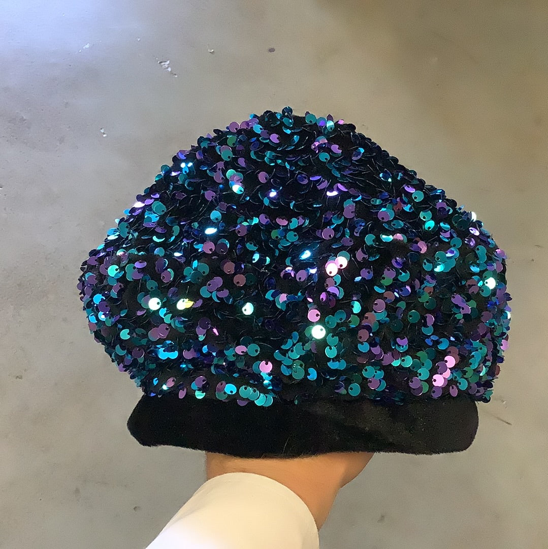 Sequin Beret