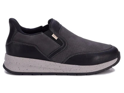 Men's Caleb Slip In Sneaker in Black EXTRA WIDE