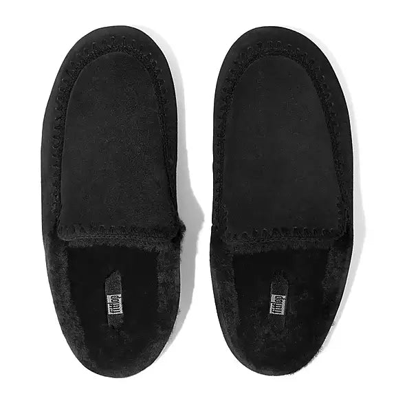 Chrissie II Suede Slipper in Black