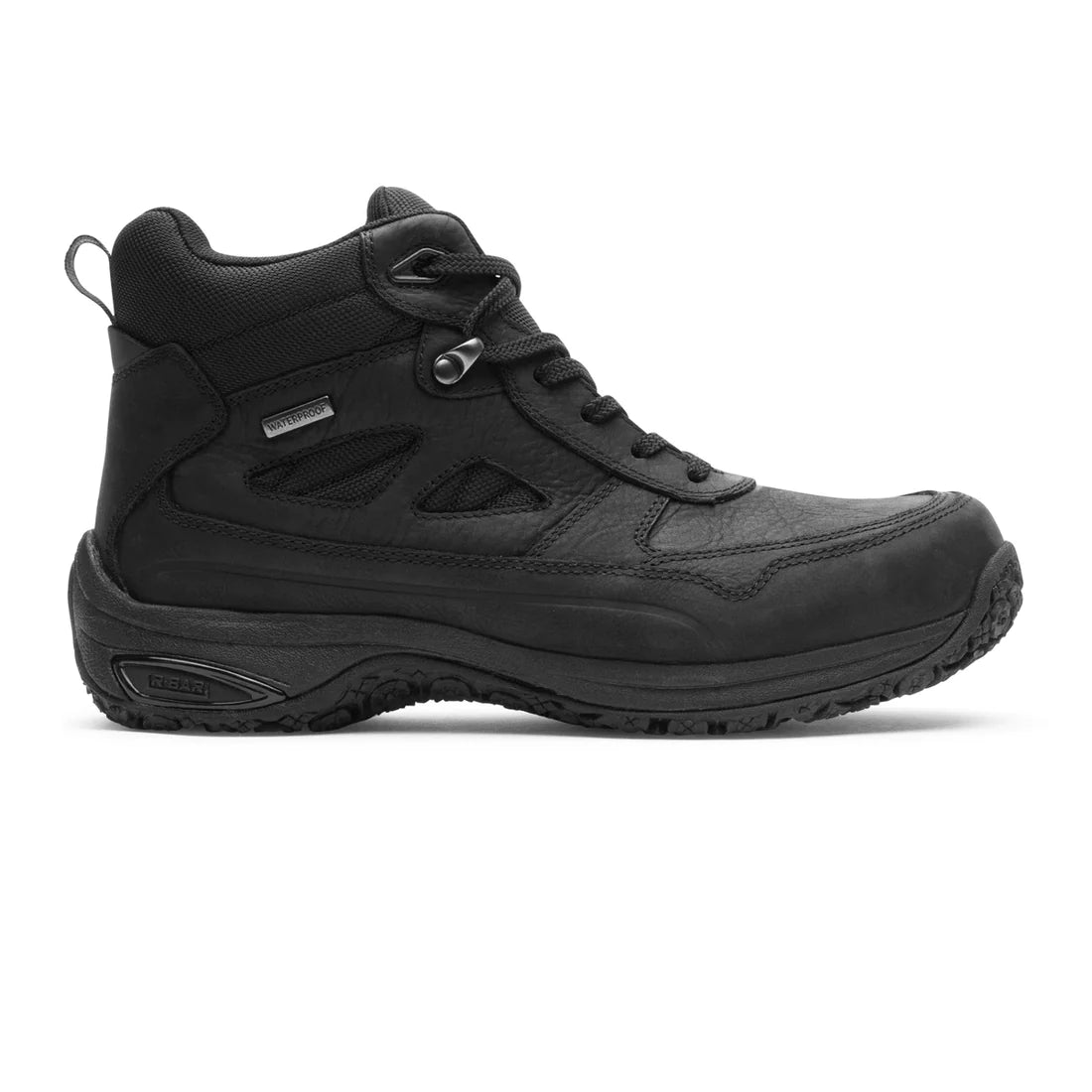 Cloud Plus Mid II Waterproof Boot D Width in Black