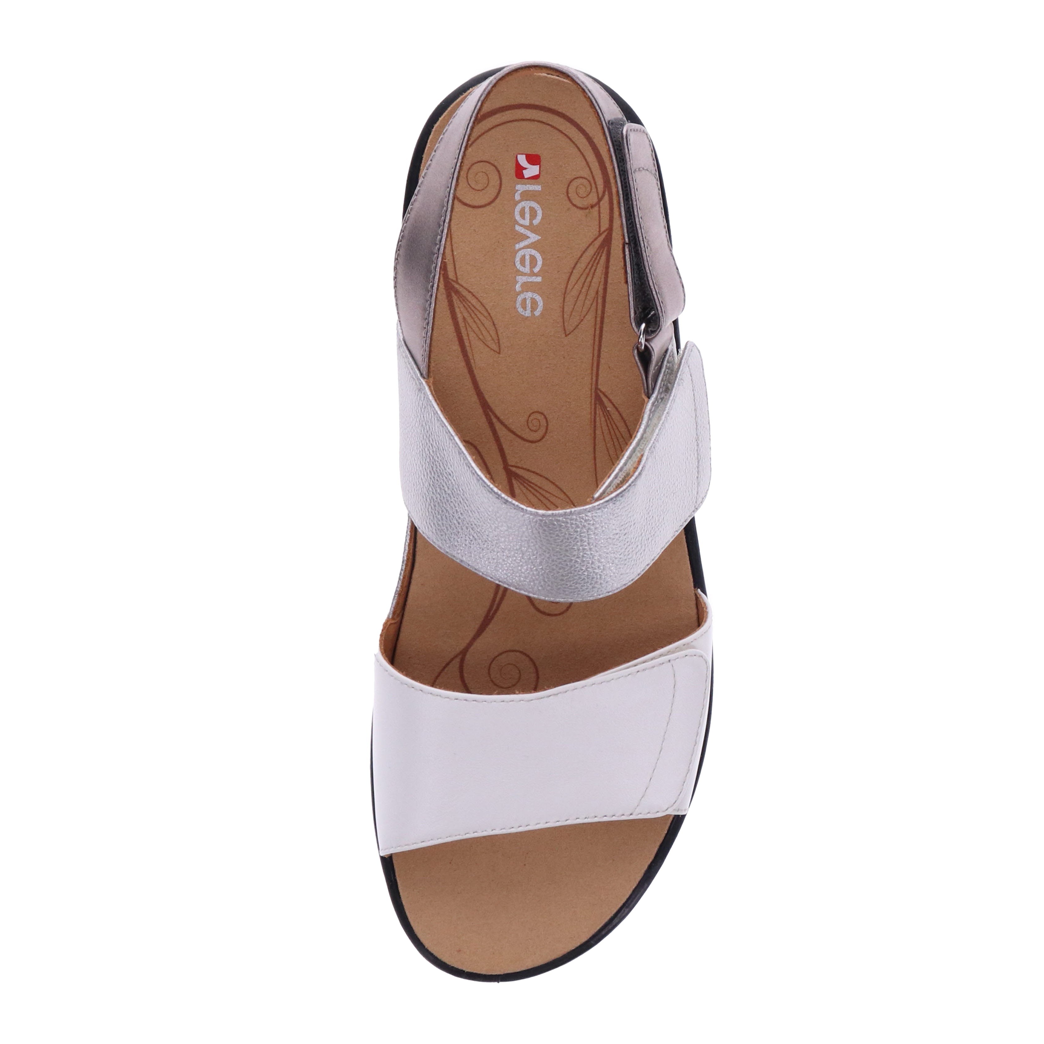 Como Adjustable Back-Strap Sandal in Silver Fusion CLOSEOUTS