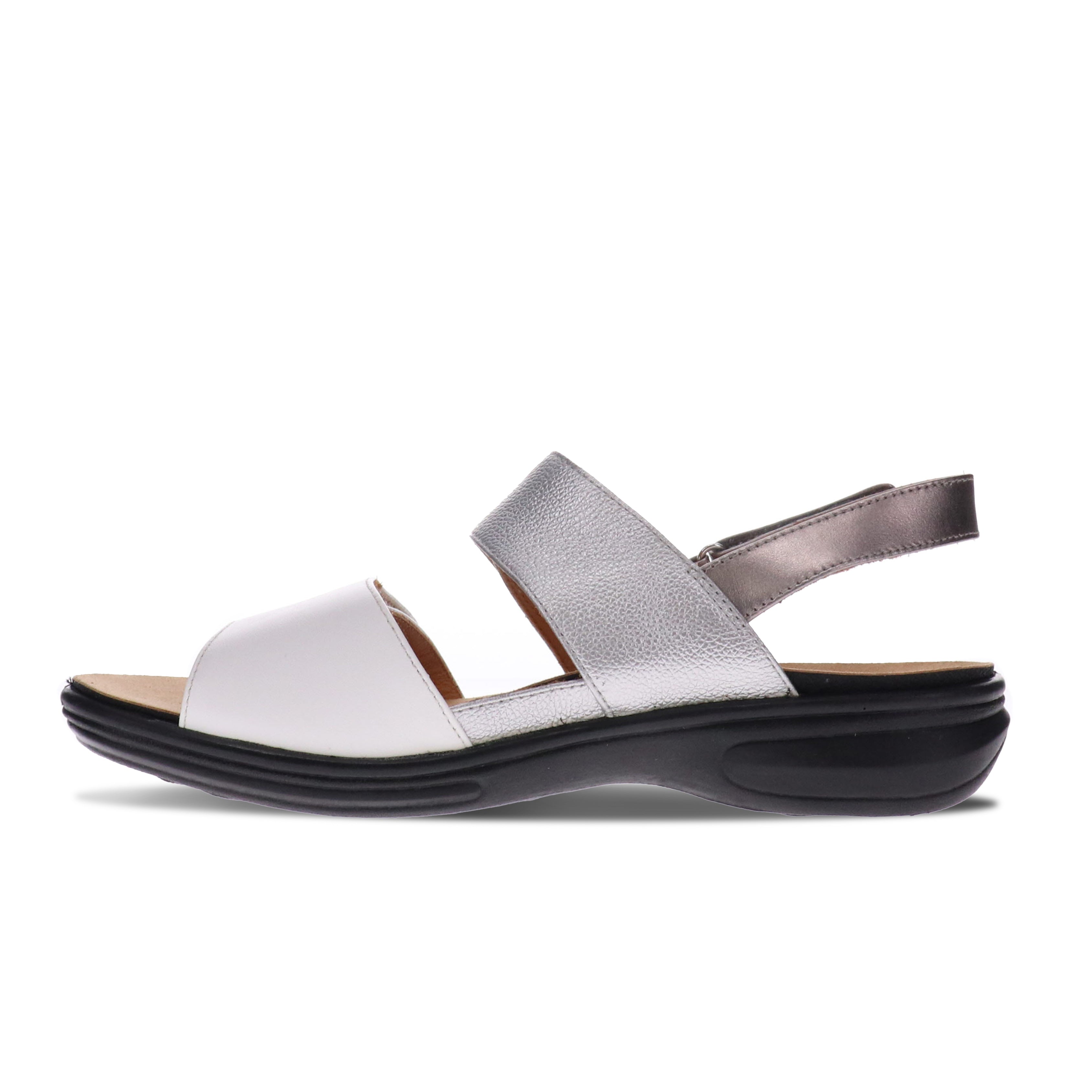 Como Adjustable Back-Strap Sandal in Silver Fusion CLOSEOUTS