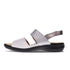 Como Adjustable Back-Strap Sandal in Silver Fusion CLOSEOUTS