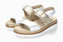 Dakota Sporty Platform Sandal in White