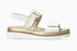 Dakota Sporty Platform Sandal in White