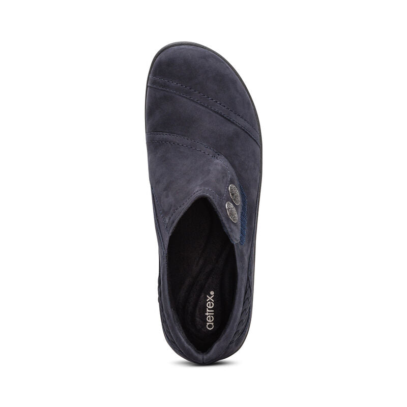 Karina Monk Loafer Wide Width in Navy