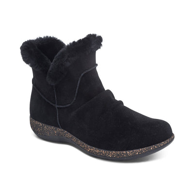Remi Cozy Ankle Boot in Black CLOSEOUTS