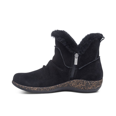 Remi Cozy Ankle Boot in Black CLOSEOUTS