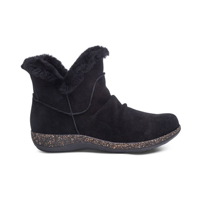 Remi Cozy Ankle Boot in Black CLOSEOUTS