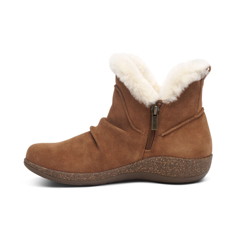 Remi Cozy Ankle Boot in Cognac