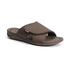 Dune Adjustable Slide Sandals in Chocolate