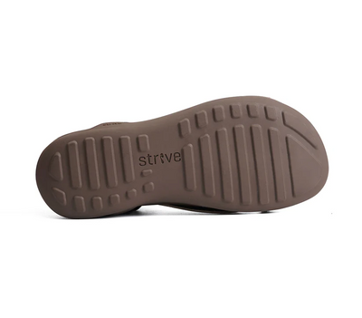 Dune Adjustable Slide Sandals in Chocolate