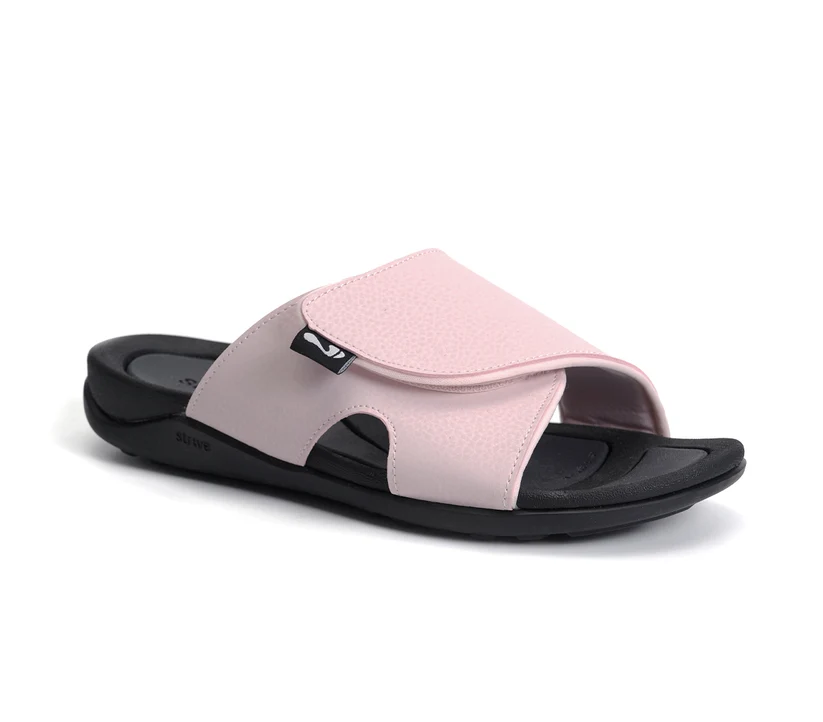 Dune Adjustable Slide Sandals in Pink