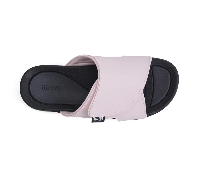 Dune Adjustable Slide Sandals in Pink