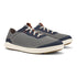 Moku Pae Men's No Tie Boat Shoe in Ash with Trench Blue
