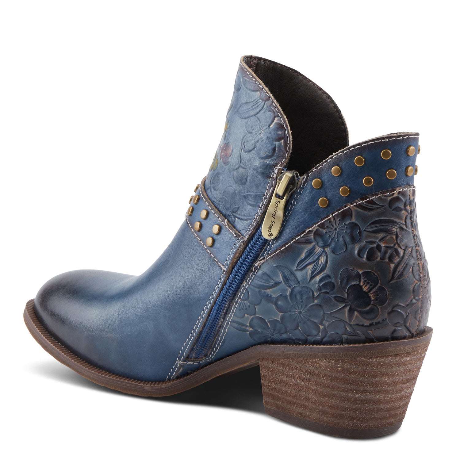 DaintyLady Floral Prairie Boot in Blue Multi