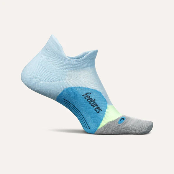 Elite Light Cushion No Show Tab Sock in Blue Crystal