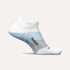 Elite Ultra Light Cushion No Show Tab Sock in White Sky Large