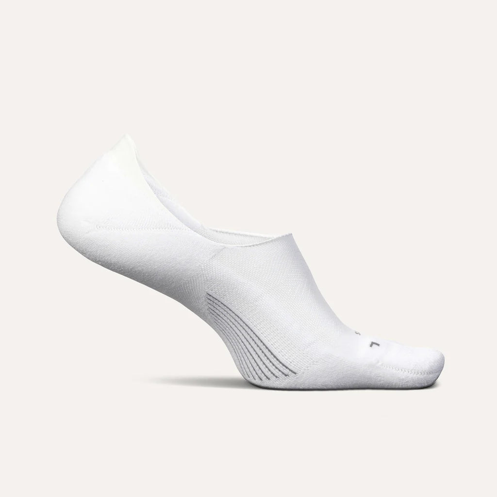Elite Light Cushion Invisible Sock in White