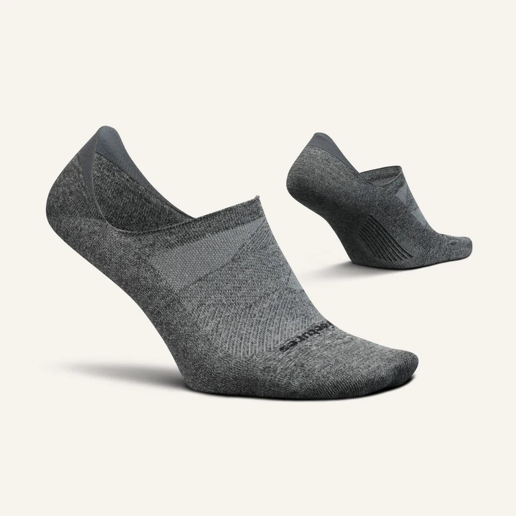 Elite Ultra Light Cushion Invisible Sock in Gray