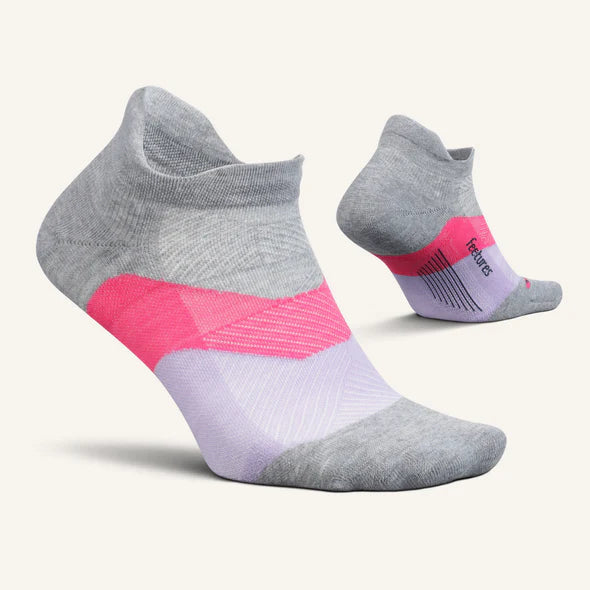 Elite Max Cushion No Show Tab Sock in Gradual Gray