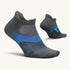 Elite Light Cushion No Show Tab Sock in Gravity Gray