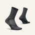 Elite Max Cushion Trail Mini Crew Sock in Charcoal