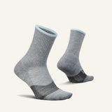 Elite Max Cushion Trail Mini Crew Sock in Gray