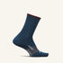 Elite Max Cushion Trail Mini Crew Sock in French Navy