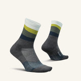 Elite Max Cushion Trail Mini Crew Sock in Ascent Gray