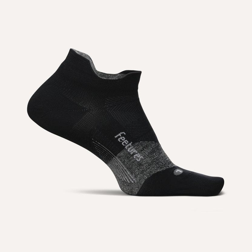Elite Ultra Light Cushion No Show Tab Sock in Black