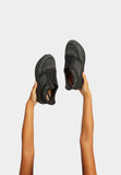 F-Mode Platform Knit Sneaker in Black CLOSEOUTS