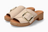 Foline Hand Made Sandals in Light Sand