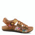 Actionetta Gladiator Sandal in Camel Multi