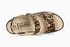 Getha Walking Sandal with Full Orthotic in Leopard