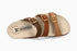 Hyacinta Multi-Buckle Walking Sandal in Camel