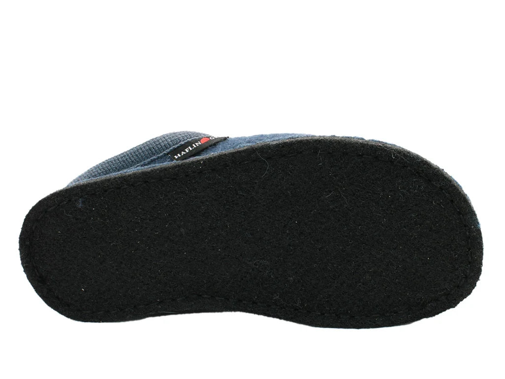 Boiled Wool Slipper "Choupette" in KATZE Blue