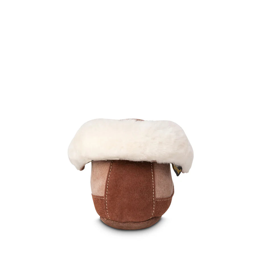 Women's Soft Sole Bootee in Chestnut